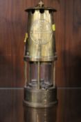 A VINTAGE ECCLES MINERS LAMP