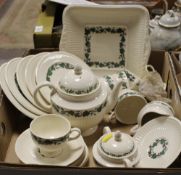 A TRAY OF WEDGWOOD STRATFORD TEAWARE