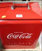 A MODERN COCA COLA COOLER / COOL BOX