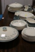 A SELECTION OF ROYAL DOULTON APRIL SHOWERS TEA AND DINNERWARE