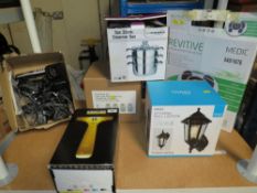A COLLECTION OF ASSORTED ELECTRICALS TO INCLUDE A KARCHER WINDOW VAC