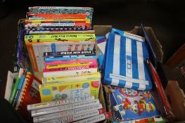 TWO BOXES OF MAINLY CHILDRENS LEARNING BOOKS