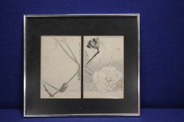 A FRAMED ORIENTAL PRINT