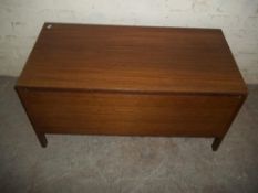 A TEAK BLANKET CHEST