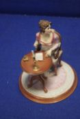 A JANE AUSTENES FIGURINE 'ELIZABETH' FROM PRIDE AND PREJUDICE