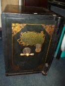 AN ANTIQUE FIREPROOF SAFE BY GEORGE PRICE WOLVERHAMPTON