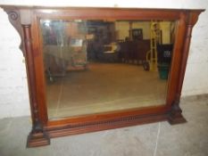 AN OVER MANTLE MIRROR