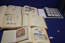 A COLLECTION OF STAMPS TO INCLUDE G.B COMMONWEALTH MANY HUNDREDS IN 6 ALBUMS INCLUDING ANTIGUA KG5