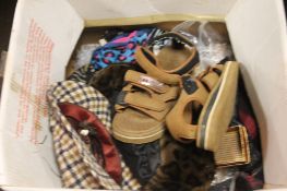 A TRAY TO INCLUDE HATS, SHOES ETC