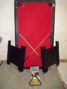 A FOLDING POOL TABLE