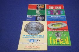A COLLECTION OF CUP FINAL PROGRAMMES TO INCLUDE 1984 EVERTON V LIVERPOOL CUP FINAL PROGRAMME,