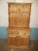 A PINE WELSH DRESSER