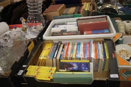 TWO TRAYS OF ASSORTED BOOS TO INCLUDE RUPERT (TRAYS NOT INCLUDED)