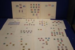 A COLLECTION OF STAMPS JAMAICA 1860, A 1912 SET, A 1919 SET AND A 1921 SET