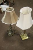 TWO TABLE LAMPS