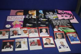 A COLLECTION OF BOOKS AND EPHEMERA TO INCLUDE SPORTING INTEREST PHOTOGRAPHS