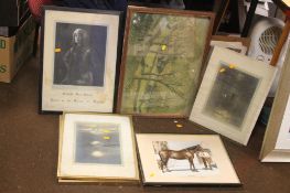 A QUANTITY OF ASSORTED PRINTS