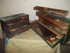 TWO CARPENTERS TOOL CHESTS
