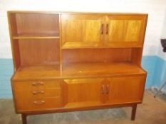 A RETRO TEAK SIDEBOARD