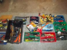 A LARGE SELECTION OF TOOL BOXES AND CONTENTS