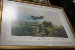 A FRAMED LIMITED EDITION PRINT BY MICHAEL TURNER TITLED 