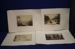 FOUR MOUNTED PICTURES 