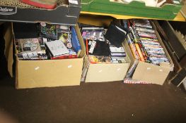 A QUANTITY OF CDS AND DVDS