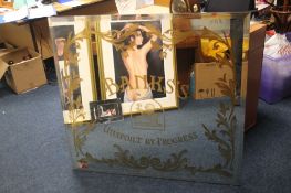 A BANKS'S ADVERTISING MIRROR 107 CM X 99 CM