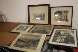 A COLLECTION OF ASSORTED PRINTS