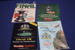 A 1979 ARSENAL V MANCHESTER UNITED CUP FINAL PROGRAMME TOGETHER WITH A 1980 ARSENAL V WEST HAM CUP