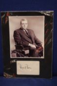 A SIGNED RAYMOND BURR PHOTOGRAPH