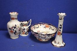 FOUR PIECES OF MASONS MANDALAY