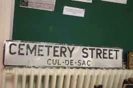 A VINTAGE STREET SIGN
