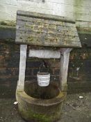 A CONCRETE GARDEN FEATURE