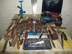 A LARGE SELECTION OF TOOLS