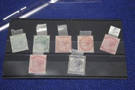 A COLLECTION OF STAMPS GREAT BRITAIN S.G 164/9 1880 SET OF FIVE