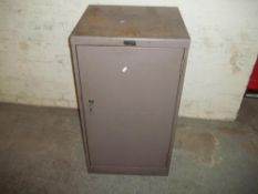 a locking steel cabinet