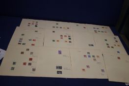 A COLLECTION OF STAMPS MALEYA 100 PLUS INCLUDING NEGRI SEMBILAN 1935, SINGAPORE ETC