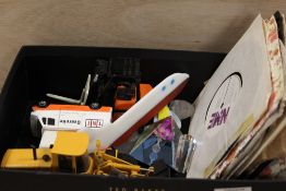 A COLLECTION OF TNT ADVERTISING DIE CAST VEHICLES PLUS A SMALL SELECTION OF 7