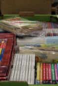 A TRAY OF ASSORTED CHILDRENS BOOKS TO INCLUDE ENID BLYTON'S SECRET SEVEN,& NODDY COLLECTIONS,