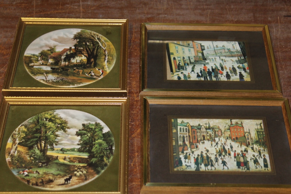 A QUANTITY OF ASSORTED PICTURES AND PRINTS TO INCLUDE WESTMINSTER ABBEY NEEDLEWORK - Image 3 of 6