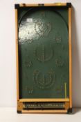 A VINTAGE KAY OF LONDON BAGATELLE BOARD