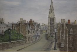 A COLLECTION OF ASSORTED WATERCOLOURS, SIGNED PRINTS, ETC TO INCLUDE A LTD EDITION GILL EVANS