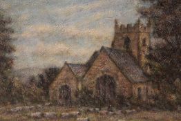 FROM THE FIELDS' OIL ON CANVAS SIGNED H E FOSTER DATED 1974