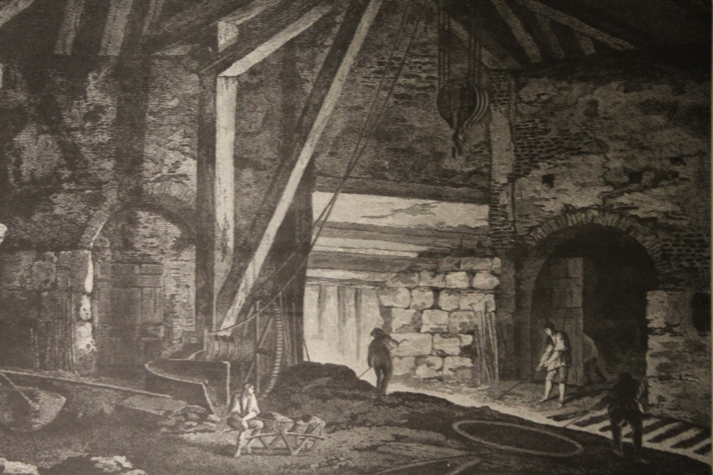 A BOX OF ASSORTED PICTURES AND PRINTS ETC TO INCLUDE AN OIL OF A BLACK DOG - Image 7 of 8