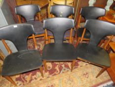 A SET OF SIX MID CENTURY 'EON FURNITURE' CHAIRS