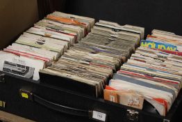 A LARGE 'DJ' CASE OF 7