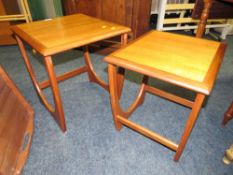 TWO 'G'-PLAN TEAK OCCASIONAL TABLES