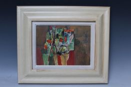 CYRIL WILSON (1911-2003). Figure composition, mixed media study, framed and glazed, 18 x 24 cm