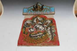 TWO BEADWORK HANGINGS